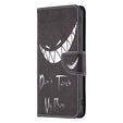 Откидной чехол для Xiaomi Redmi 13C / Poco C65, Wallet, Don't Touch My Phone, синий