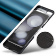 Чехол для Samsung Galaxy Z Flip7 FE / Z Flip6, CASEME Litchi Leather, синий