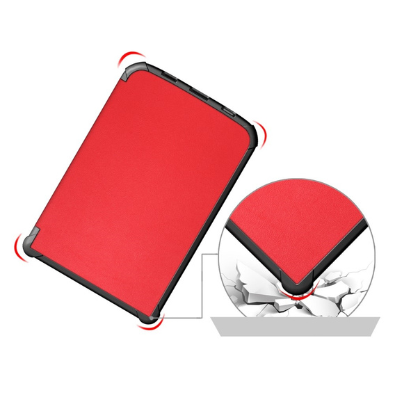 Чохол для PocketBook Touch Lux 4 5 606 616 627 628 632 633, Smartcase, червоний