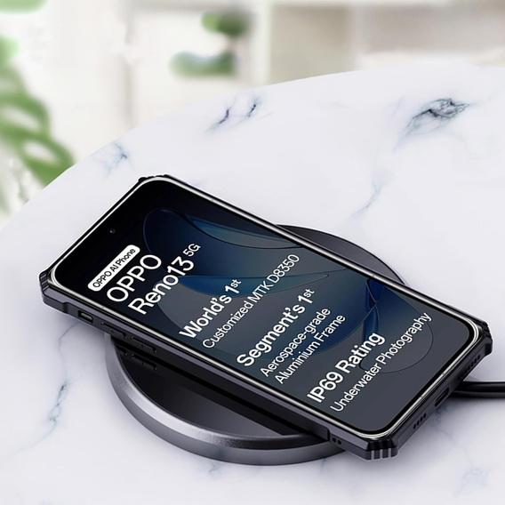 Чoхол до Oppo Reno 13, AntiDrop Hybrid, чорний