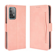 Откидной чехол для Samsung Galaxy A72 5G, Card Slot, розовый