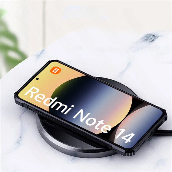 Чoхол до Xiaomi Redmi Note 14 5G, AntiDrop Hybrid, чорний