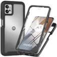 Чехол для Motorola Moto G32, Shockproof, с пленкой, чёрный