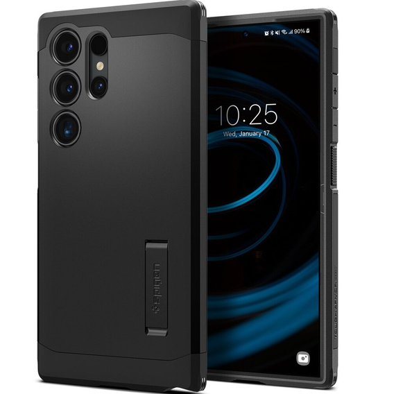 Чехол Spigen до Samsung Galaxy S23 FE, Tough Armor, зелёный