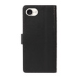 чехол-крышка для iPhone 16E, Rhombus Crossbody Leather, чёрный