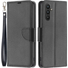 Чохол-книжка для Samsung Galaxy A34 5G, Wallet Litchi Magnet, чорний