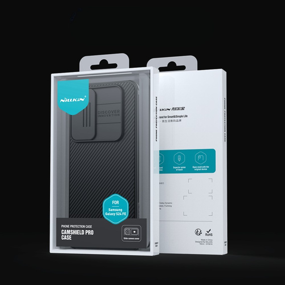 Бронированный чехол Nillkin для Samsung Galaxy S24 FE, CamShield Pro, чёрный