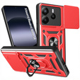 Чехол NOX Camera Slide Xiaomi Redmi Note 14 4G, CamShield Slide, красный