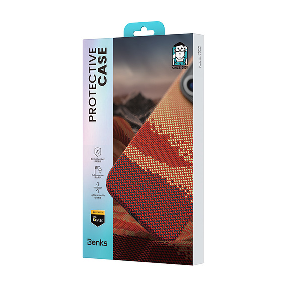 Чехол Benks Magnetic Golden Tide Kevlar 600D для iPhone 16 Pro