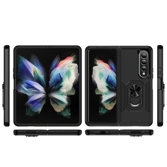 Броньований Чoхол до do Samsung Galaxy Z Fold 4 5G, Nox Case Ring, чорний