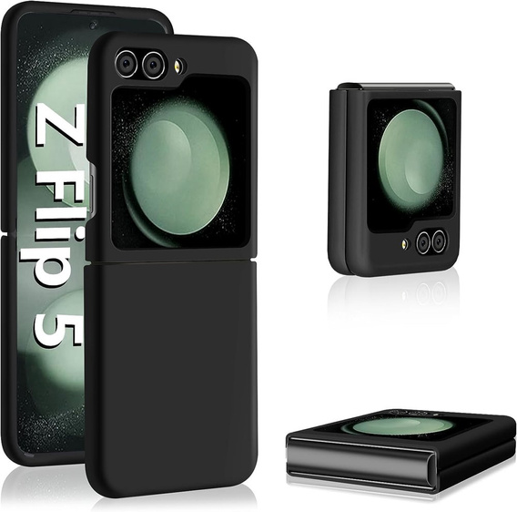Силиконовый чехол для Samsung Galaxy Z Flip5 5G, чёрный