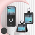 Чохол для Motorola Razr 50 Ultra, Ring Case, чорний