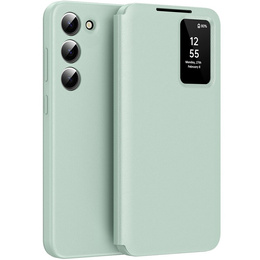 Флип-кейс для Samsung Galaxy S23, Smart View Wallet, зелёный