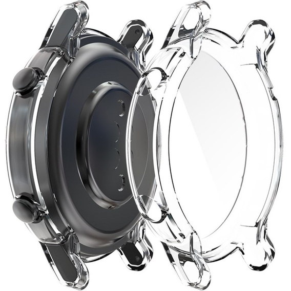 Чохол 2в1 із захистом екрану дял годинника  Huawei Watch GT 2 42mm, Transparent