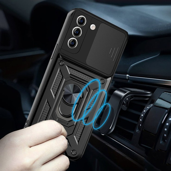 Чехол NOX Camera Slide Samsung Galaxy S20 Plus, CamShield Slide, чёрный