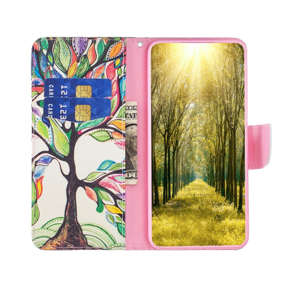 Чохол-книжка для Realme C53 4G, Wallet, tree of life, білий