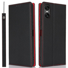 Шкіряний чохол для Sony Xperia 10 VI, ERBORD Grain Leather, чорний