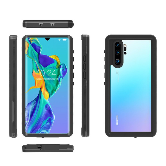 Водонепроникний чохол IP68 для Huawei P30 Pro, Redpepper, чорний
