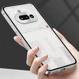 Чехол для Nothing Phone 3A, Frame Case, серебряный