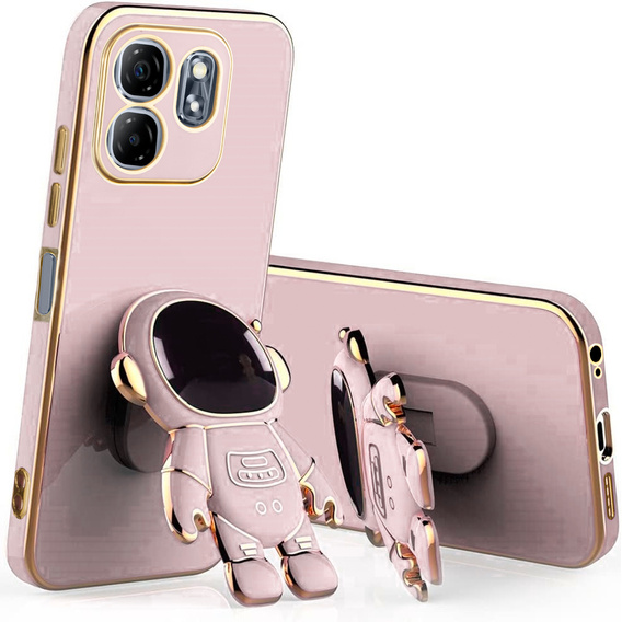 Чoхол до Infinix Hot 50i 4G, Astronaut, рожевий