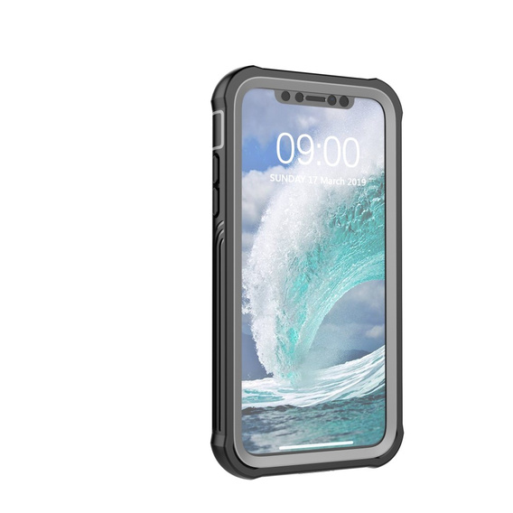 Чехол для iPhone XR, Shockproof, с пленкой, чёрный