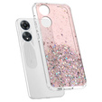 Чoхол до Oppo A17, Glittery, рожевий