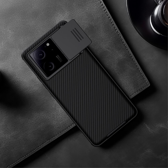 Чохол для Xiaomi 13T/13T Pro, броньований Nillkin, CamShield Pro, чорний