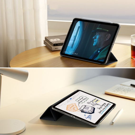 Чoхол до iPad Pro 12.9 2022 / 2021, ESR Ascend Trifold, сірий