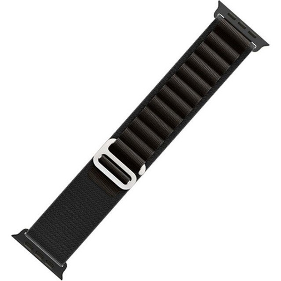 Нейлоновый ремешок до Apple Watch 1/2/3/4/5/6/7/8/SE 38/40/41/mm, Black