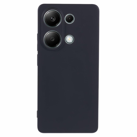 Чехол до Xiaomi Redmi Note 13 Pro 4G / Xiaomi Redmi Note 14S / Xiaomi Poco M6 Pro 4G, Silicone Lite, чёрный