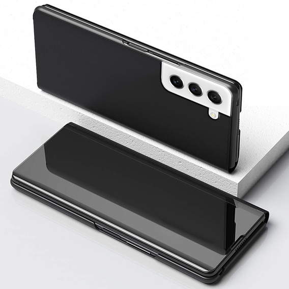 Чехол до Samsung Galaxy S21 FE, Clear View, чёрный