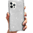 Чехол Square Glitter до iPhone 12 Pro Max, Silver