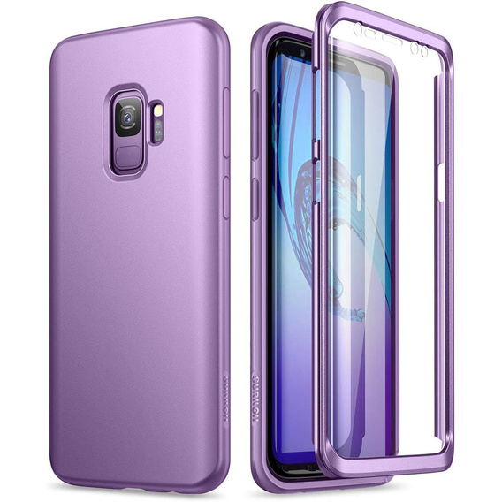 Чехол до Samsung Galaxy S9, Suritch Full Body, фиолетовый