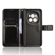 Откидной чехол для Honor Magic 6 Pro 5G, Crazy Horse Wallet, чёрный