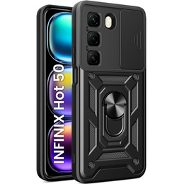 Чехол NOX Camera Slide Infinix Hot 50 4G, CamShield Slide, чёрный