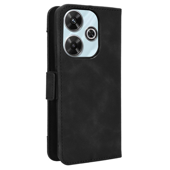 Откидной чехол для Xiaomi Redmi 13, Card Slot, чёрный