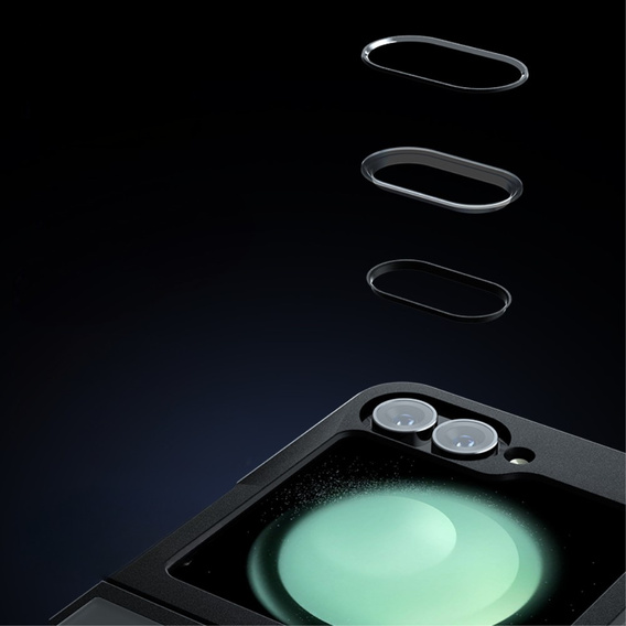 Чoхол до Samsung Galaxy Z Flip7 FE / Z Flip6, Fusion Hybrid, чорний