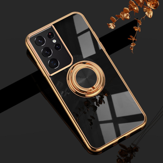 Чoхол до Samsung Galaxy S22 Ultra, Electro Ring, чорний