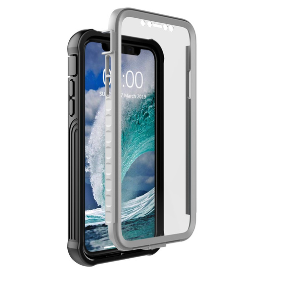 Чoхол Shockproof до iPhone XR, із захисним екраном, чорний