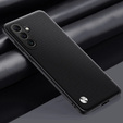 Шкіряний чохол для Samsung Galaxy M55 5G, leather hybrid, carbon чорний