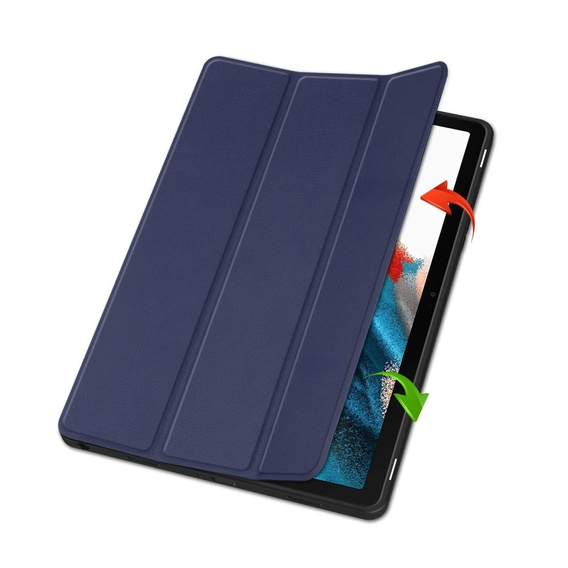 Чехол для Samsung Galaxy Tab A9+, Tri-fold,  темно-синий