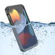Водонепроницаемый чехол IP68 для iPhone 15 Plus, Redpepper, чёрный