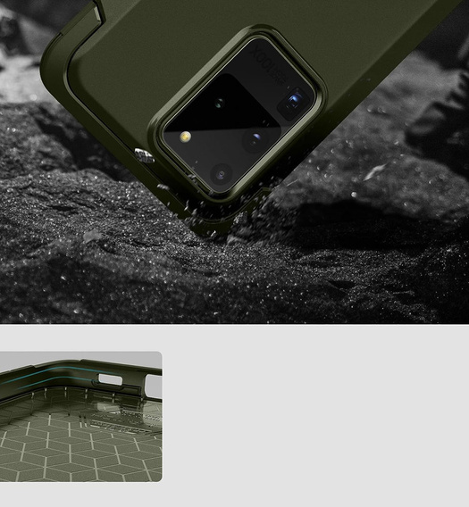 Чехол до Samsung Galaxy S20 Ultra, Suritch Basic (Two Frames), зелёный