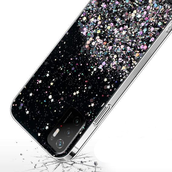 Чoхол до Xiaomi POCO M3, Glittery, чорний