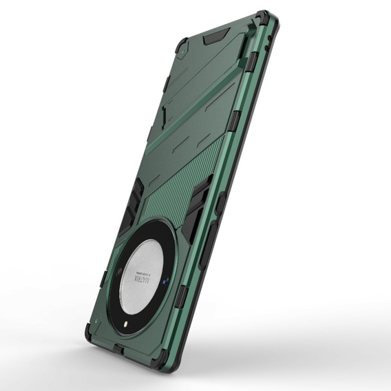 Чехол для Honor Magic 5 Lite, Military kickstand, зелёный