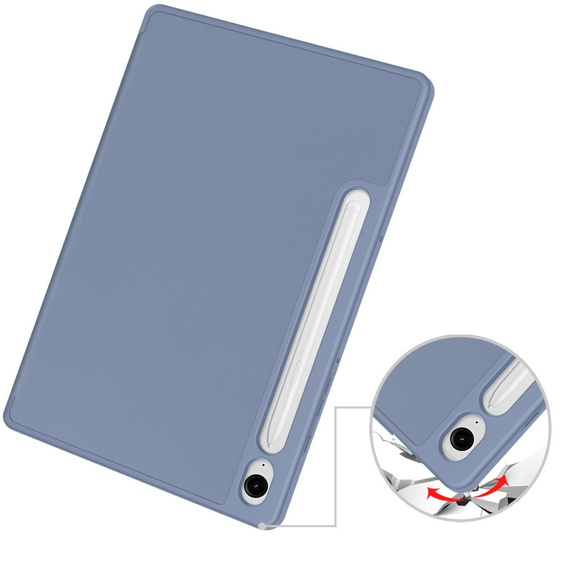 Чехол для Samsung Galaxy Tab S10 FE+ Plus, Smartcase с местом для стилуса, темно-синий