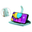 Откидной чехол для iPhone 16 Plus, Wallet Zipper Pocket, зелёный
