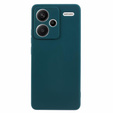 Чехол до Xiaomi Redmi Note 13 Pro+, Silicone Lite, тёмно-зелёный