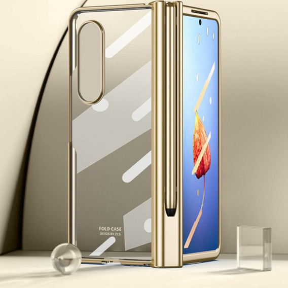 Чехол Clever Design для Samsung Galaxy Z Fold 4 5G, золотой 
