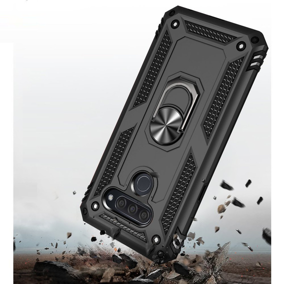 Броньований Чoхол до LG K50 / Q60, Nox Case Ring, чорний